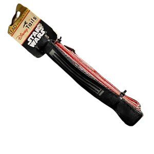 Disney Tails Dog Leash Darth‎ Vader Lightsaber Star Wars Red Black Small 20 lbs